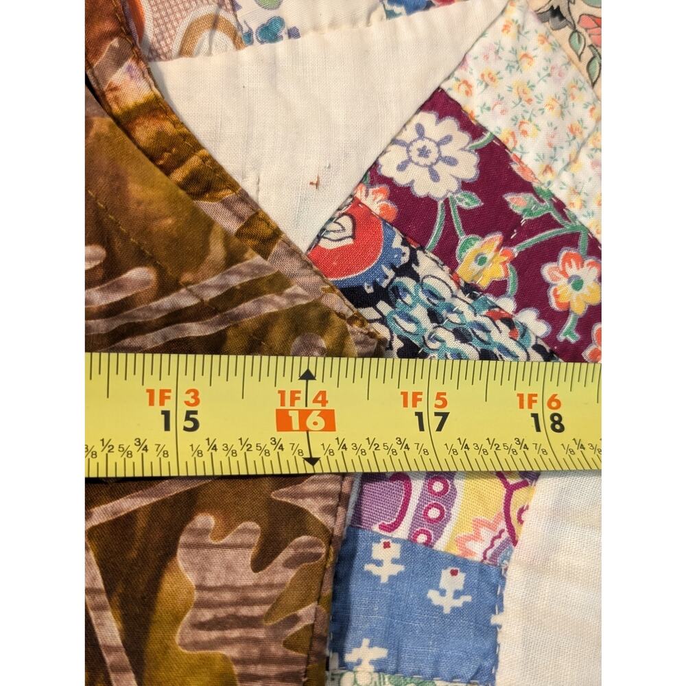 Hand Made In Indonesia 100% Rayon Sleeveless Tie Back Fall Color Dress Size S - Picture 8 of 8